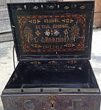 Полковой ящик для хранения денег 1900 годы Москва