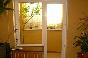 Балконный блок с глухим окном и стеклянной дверью Екатеринбург