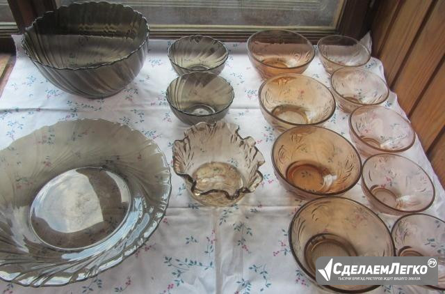 14 вазочек цветное стекло Новосибирск - изображение 1