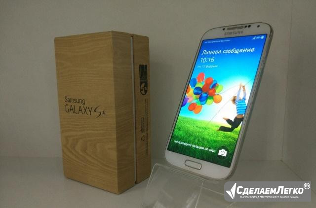 Белый Samsung Galaxy S4 I9500, 16Gb. Комиссионка Челябинск - изображение 1