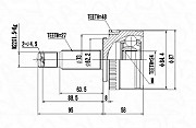 Шрус наружный (внешний) hyundai IX35 Краснодар