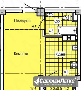 1-к квартира, 36.6 м², 5/15 эт. Ижевск - изображение 1