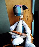 Текстильная игрушка "Собака", пёс Санкт-Петербург