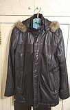 Куртка кожаная, с подкладкой из синтепона Москва