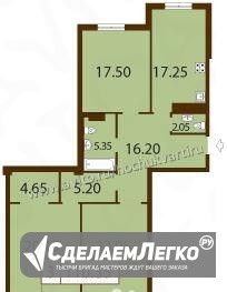 3-к квартира, 110.4 м², 4/9 эт. Санкт-Петербург - изображение 1