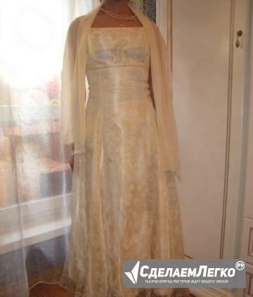 Продам платье выпускное (свадебное), размер 40-42 Москва - изображение 1