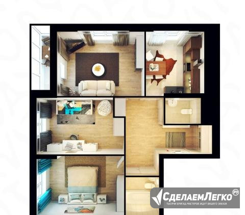 3-к квартира, 76 м², 5/30 эт. Котельники - изображение 1