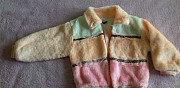 Детская весенняя курточка из искусственного меха Новокузнецк