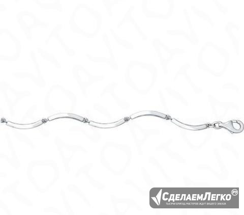 Браслет из серебра с фианитами, Sokolov 94050222 Москва - изображение 1