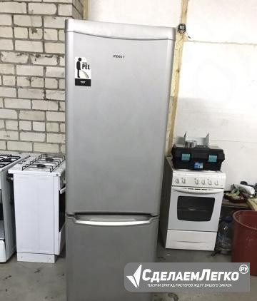 Холодильник Indesit 2.камеры Металлик 185см Барнаул - изображение 1