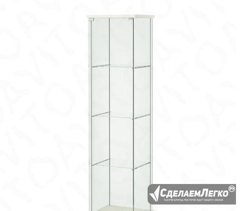 Продается Шкаф-витрина детольф, цвет белый Челябинск - изображение 1