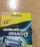 Gillette mach 3.Лезвия новые. 4 шт.Коробку вскрыла Самара