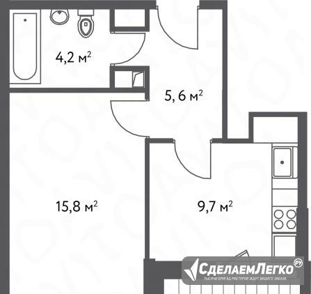 1-к квартира, 37.1 м², 6/16 эт. Москва - изображение 1