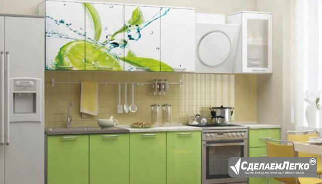 Кухонный гарнитур "Волна". 1,8 м мдф фотопечать Улан-Удэ - изображение 1