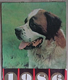 Календарь 1986 г собаки Казань