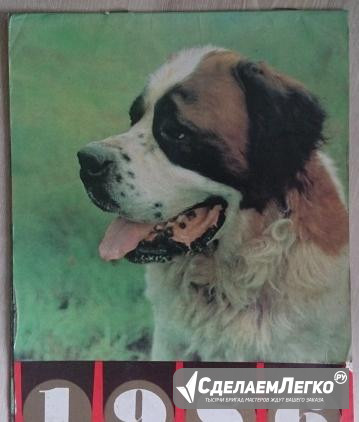 Календарь 1986 г собаки Казань - изображение 1
