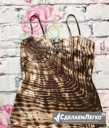 Топ из натурального шёлка из Италии, стиль cavalli Москва - изображение 1