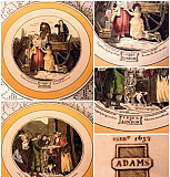 Adams. Две декоративные тарелки. Англия. 1910 г Москва