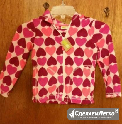 Р. на 84-92 см Толстовка флисовая Крейзи8. Америка Москва - изображение 1
