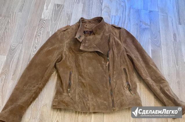 Куртка замшевая женская р. 46-48 Москва - изображение 1