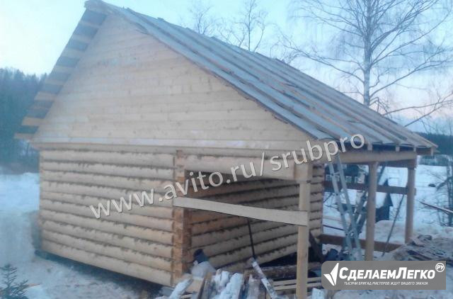Сруб бани 4х6+2. Доставка и сборка Тула - изображение 1