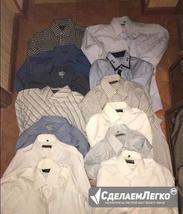 Мужские рубашки 13 штук классика Москва - изображение 1