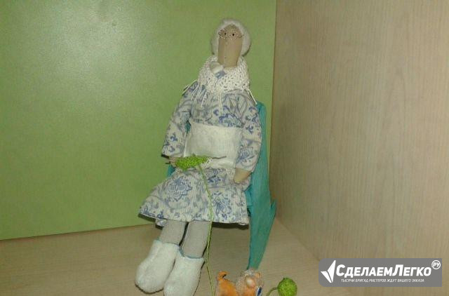 Кукла тильда-бабуля Москва - изображение 1