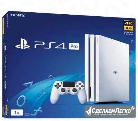 Sony Playstation 4 Pro white, новая Хабаровск - изображение 1