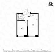 1-к квартира, 41.3 м², 19/25 эт. Москва