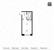 1-к квартира, 25.1 м², 19/25 эт. Москва