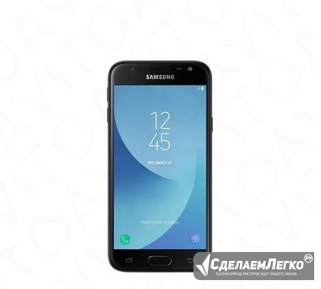 Смартфон Samsung Galaxy J3 (2017) 16Gb 2-SIM черны Калининград - изображение 1