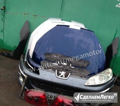 Пежо 407 07г передний бампер по элементам Москва - изображение 1