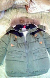 Зимняя куртка, цвет хаки, 116р-р Елизово