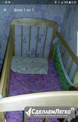 Кроватка детская в идеальном состоянии Приамурский - изображение 1