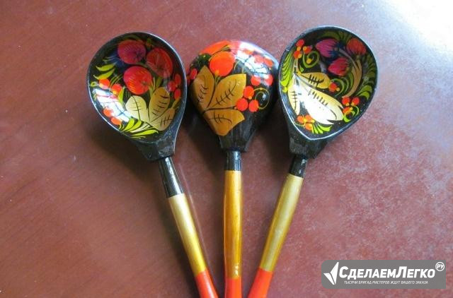 Расписные игровые деревянные ложки (новые) Москва - изображение 1