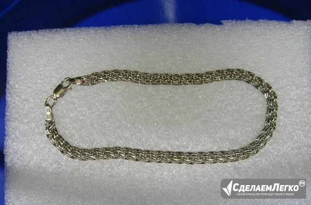 Браслет "Бисмарк" 585"/ Белое золото Москва - изображение 1