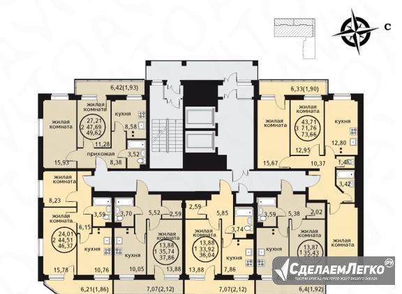 3-к квартира, 74 м², 3/19 эт. Пермь - изображение 1