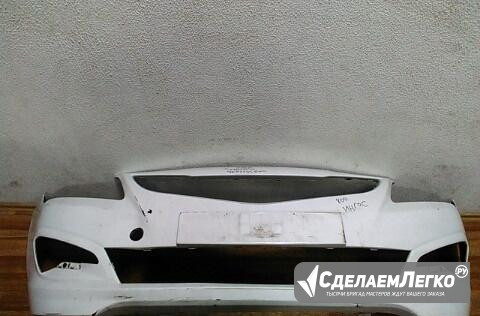 Бампер передний Hyundai Solaris рестайл oem 865114 Москва - изображение 1