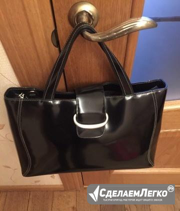 Сумка чёрная кожа Francesco Marconi Москва - изображение 1