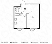 1-к квартира, 40.9 м², 33/33 эт. Москва