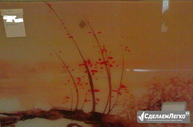 Фартук из каленого стекла из двух половин 5мм Челябинск - изображение 1