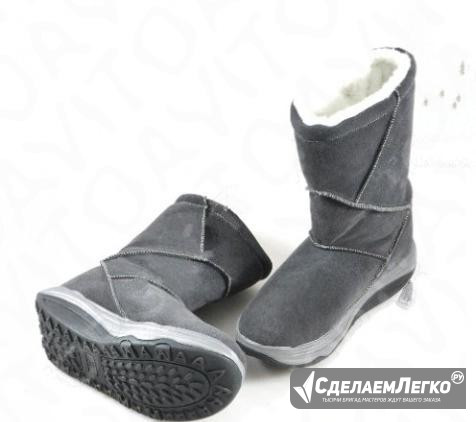 Новые замшевые немецкие сапоги-угги wallkmaxx Москва - изображение 1