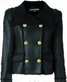 Дубленка натуральная Balmain 44-46 из кожи ягненка Москва