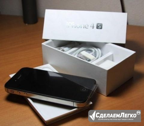 iPhone 4S 16 Г в заводской упаковке Астрахань - изображение 1