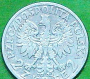 2 злотых 1932 г. Польша N1 Москва