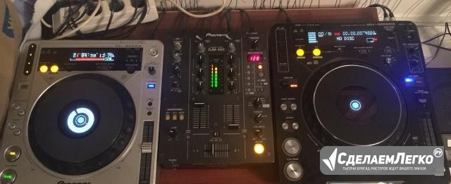 Комплект Pioneer CDJ 1000 MK3, CDJ 800 MK2 DJM 400 Москва - изображение 1