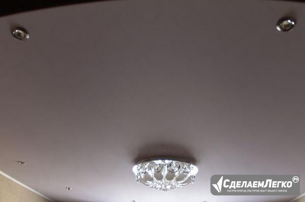 Натяжной потолок в спальню сатиновый 1х4м3 арт.38 Казань - изображение 1