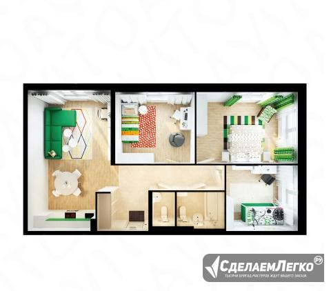 3-к квартира, 83.3 м², 19/24 эт. Санкт-Петербург - изображение 1