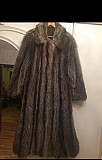 Шуба енотовая с шапкой Москва