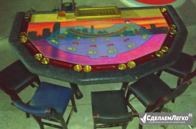 Покерный стол темный Оазис (комплект) б/у Оренбург - изображение 1
